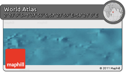 Satellite Panoramic Map of the Area around 1° 55' 32" S, 57° 52' 30" E