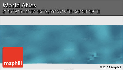 Satellite Panoramic Map of the Area around 1° 55' 32" S, 60° 25' 29" E