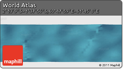 Satellite Panoramic Map of the Area around 1° 55' 32" S, 61° 16' 29" E
