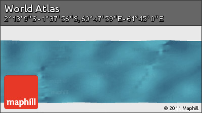 Satellite Panoramic Map of the Area around 1° 55' 32" S, 61° 16' 29" E