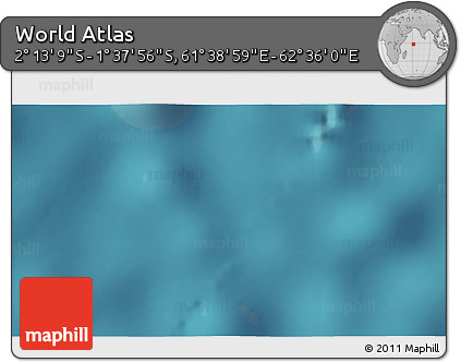 Satellite 3D Map of the Area around 1° 55' 32" S, 62° 7' 30" E