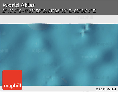 Satellite 3D Map of the Area around 1° 55' 32" S, 62° 7' 30" E