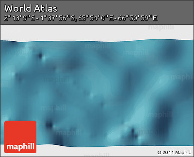 Satellite 3D Map of the Area around 1° 55' 32" S, 66° 22' 30" E