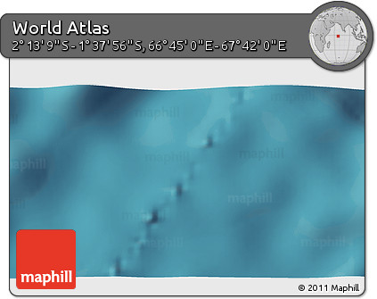 Satellite 3D Map of the Area around 1° 55' 32" S, 67° 13' 29" E