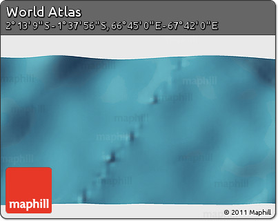 Satellite 3D Map of the Area around 1° 55' 32" S, 67° 13' 29" E