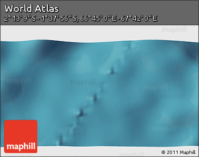 Satellite 3D Map of the Area around 1° 55' 32" S, 67° 13' 29" E