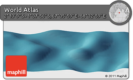 Satellite Panoramic Map of the Area around 1° 55' 32" S, 68° 4' 29" E