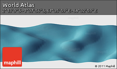 Satellite Panoramic Map of the Area around 1° 55' 32" S, 68° 4' 29" E