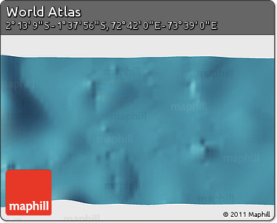 Satellite 3D Map of the Area around 1° 55' 32" S, 73° 10' 30" E