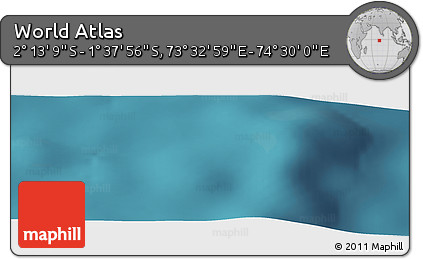 Satellite Panoramic Map of the Area around 1° 55' 32" S, 74° 1' 30" E
