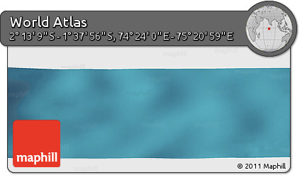 Satellite Panoramic Map of the Area around 1° 55' 32" S, 74° 52' 30" E