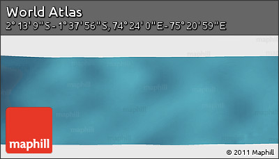 Satellite Panoramic Map of the Area around 1° 55' 32" S, 74° 52' 30" E