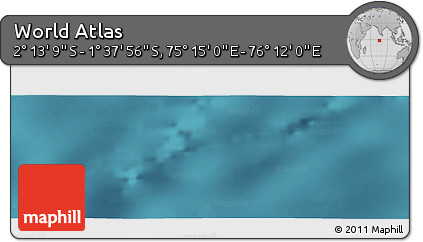 Satellite Panoramic Map of the Area around 1° 55' 32" S, 75° 43' 29" E