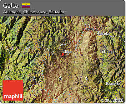 Satellite Map of Galte