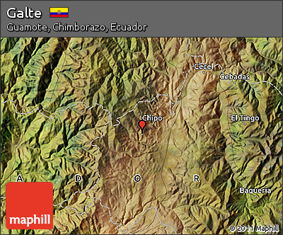 Satellite Map of Galte