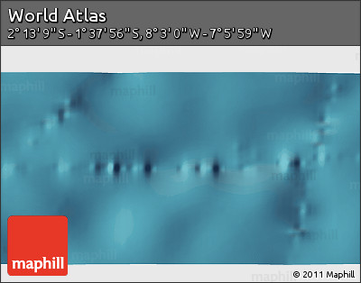 Satellite 3D Map of the Area around 1° 55' 32" S, 7° 34' 30" W