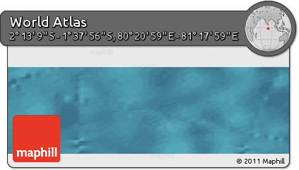 Satellite Panoramic Map of the Area around 1° 55' 32" S, 80° 49' 29" E