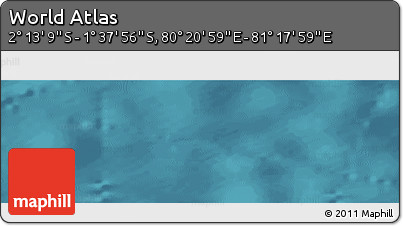 Satellite Panoramic Map of the Area around 1° 55' 32" S, 80° 49' 29" E