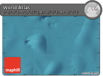 Satellite Map of the Area around 1° 55' 32" S, 84° 13' 29" E