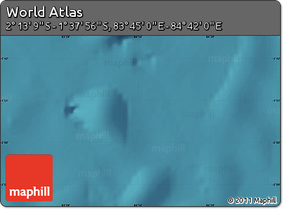 Satellite Map of the Area around 1° 55' 32" S, 84° 13' 29" E