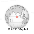 Outline Map of the Area around 1° 55' 32" S, 84° 13' 29" E, rectangular outline