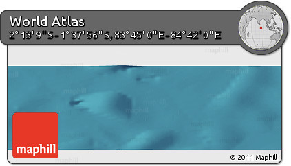 Satellite Panoramic Map of the Area around 1° 55' 32" S, 84° 13' 29" E