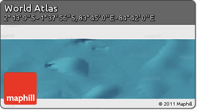 Satellite Panoramic Map of the Area around 1° 55' 32" S, 84° 13' 29" E
