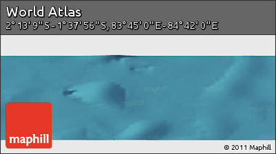 Satellite Panoramic Map of the Area around 1° 55' 32" S, 84° 13' 29" E