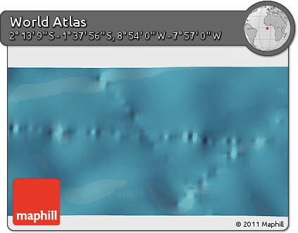 Satellite 3D Map of the Area around 1° 55' 32" S, 8° 25' 30" W