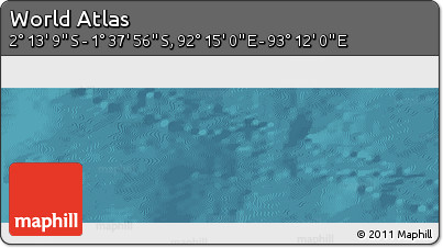 Satellite Panoramic Map of the Area around 1° 55' 32" S, 92° 43' 29" E