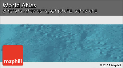 Satellite Panoramic Map of the Area around 1° 55' 32" S, 92° 43' 29" E