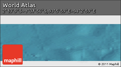 Satellite Panoramic Map of the Area around 1° 55' 32" S, 93° 34' 29" E