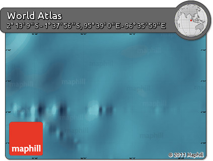 Satellite Map of the Area around 1° 55' 32" S, 96° 7' 30" E