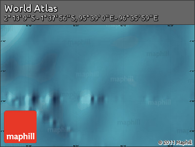 Satellite Map of the Area around 1° 55' 32" S, 96° 7' 30" E