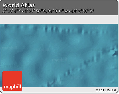 Satellite 3D Map of the Area around 1° 55' 32" S, 98° 31' 30" W