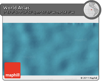 Satellite 3D Map of the Area around 1° 55' 32" S, 99° 22' 30" W
