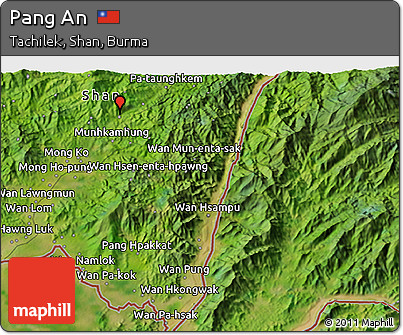 Satellite 3D Map of Pang An