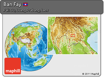 Physical Location Map of Ban Fay
