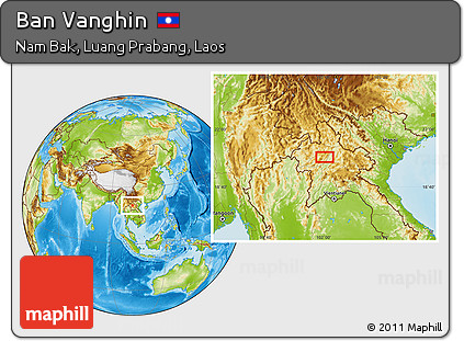 Physical Location Map of Ban Vanghin