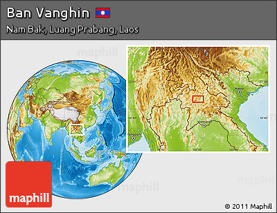 Physical Location Map of Ban Vanghin