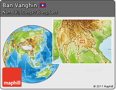 Physical Location Map of Ban Vanghin