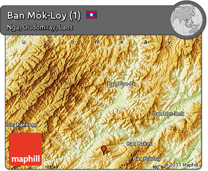 Physical Map of Ban Môk-Loy (1)