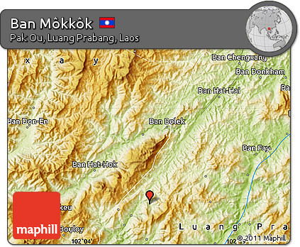 Physical Map of Ban Môkkôk