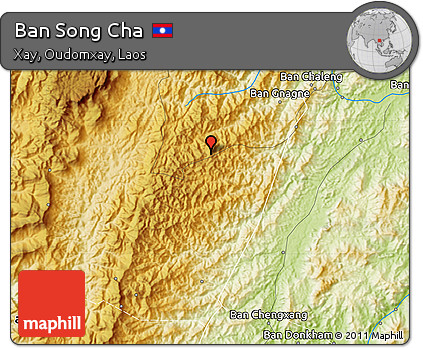 Physical Map of Ban Song Cha