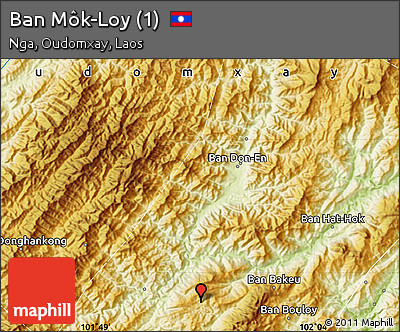 Physical Map of Ban Môk-Loy (1)