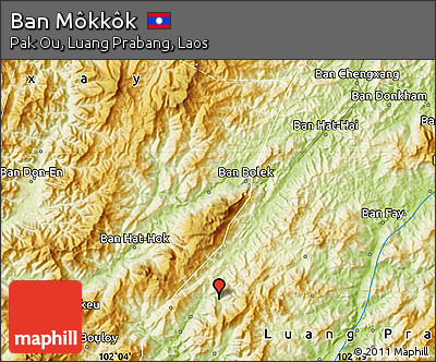 Physical Map of Ban Môkkôk