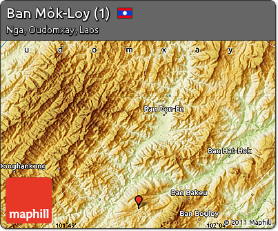 Physical Map of Ban Môk-Loy (1)