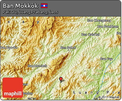 Physical Map of Ban Môkkôk