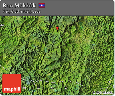 Satellite Map of Ban Môkkôk