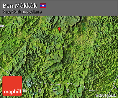 Satellite Map of Ban Môkkôk